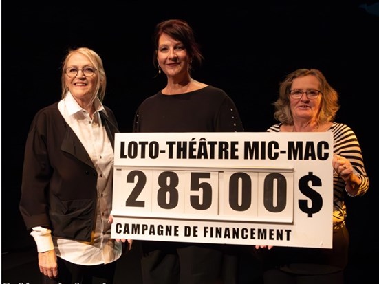 Le Théâtre Mic-Mac de Roberval récolte 28 500 $