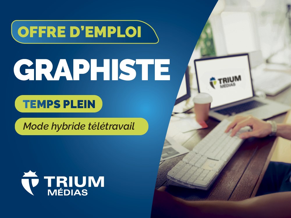 Trium Médias recherche un(e) graphiste