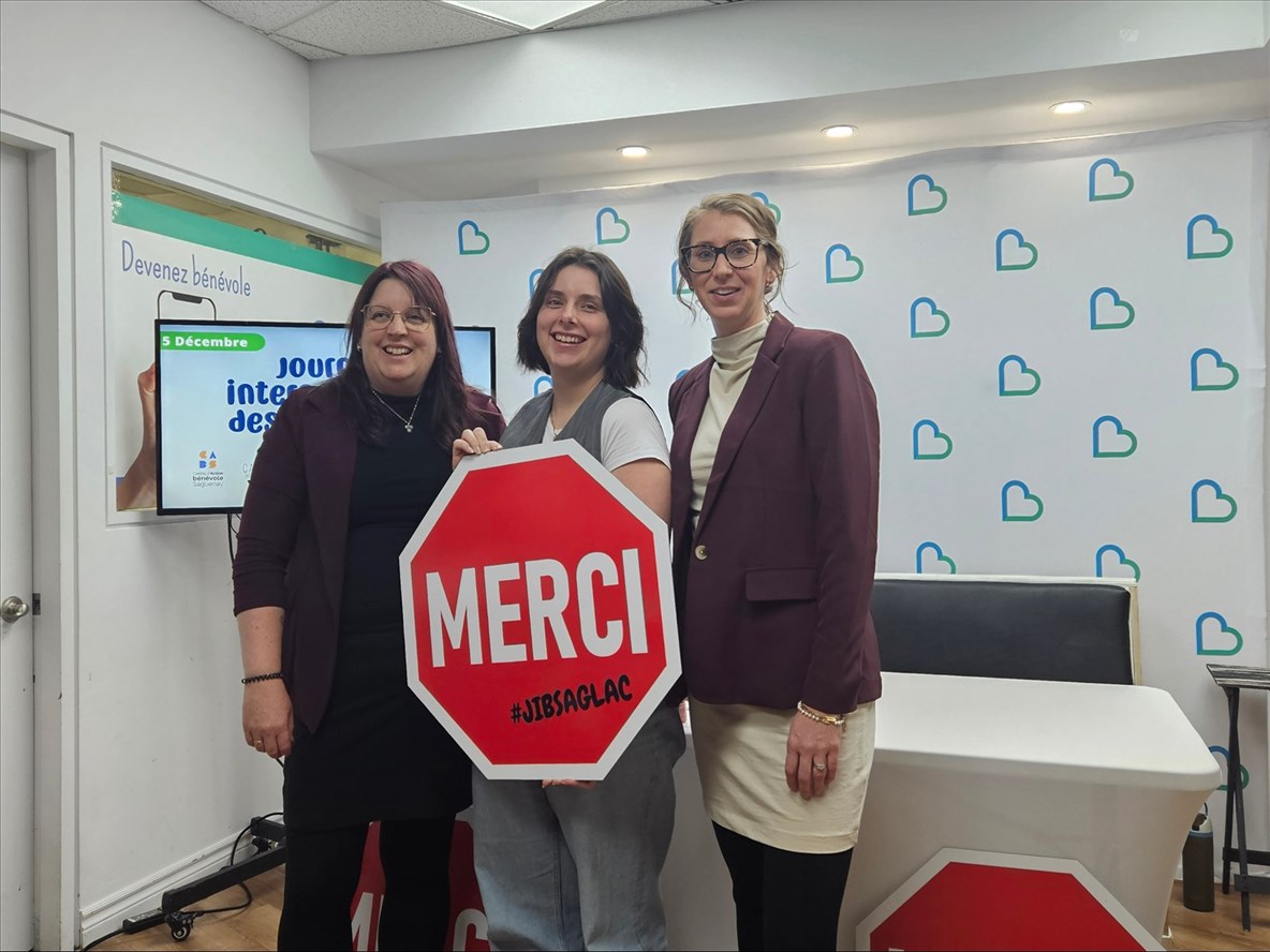 S’arrêter et dire merci et ceux et celles qui donnent de leur temps