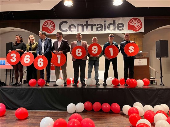 Un autre montant record pour Centraide Saguenay–Lac-Saint-Jean
