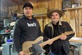 Signature unique pour chacune des guitares Meshtuk