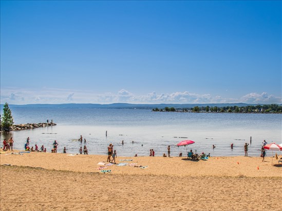 Fermeture temporaire de la plage de la Pointe-Scott à Roberval