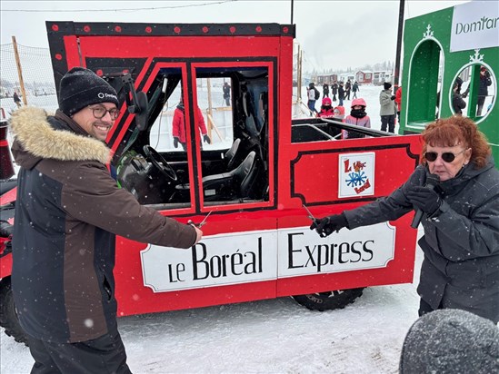 Le train Boréal Express inauguré au grand bonheur des tout-petits