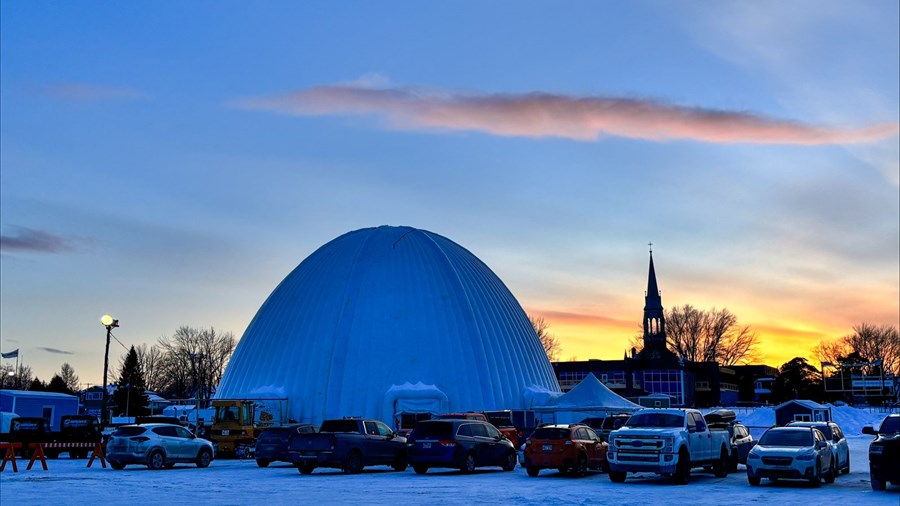 Le chapiteau du Festival d’hiver de Roberval s’affaisse 