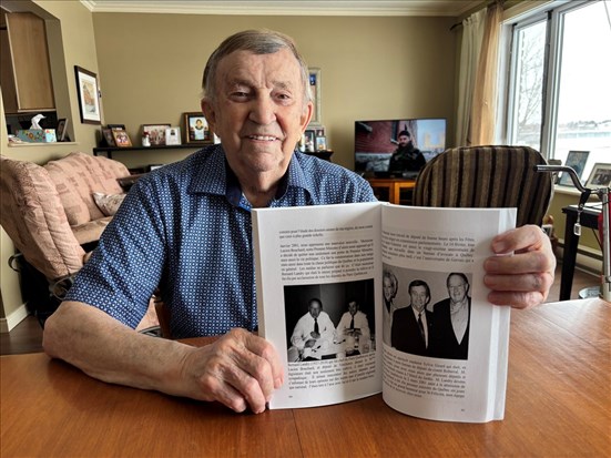 À 93 ans, Benoît Laprise se concentre sur les choses simples et la famille