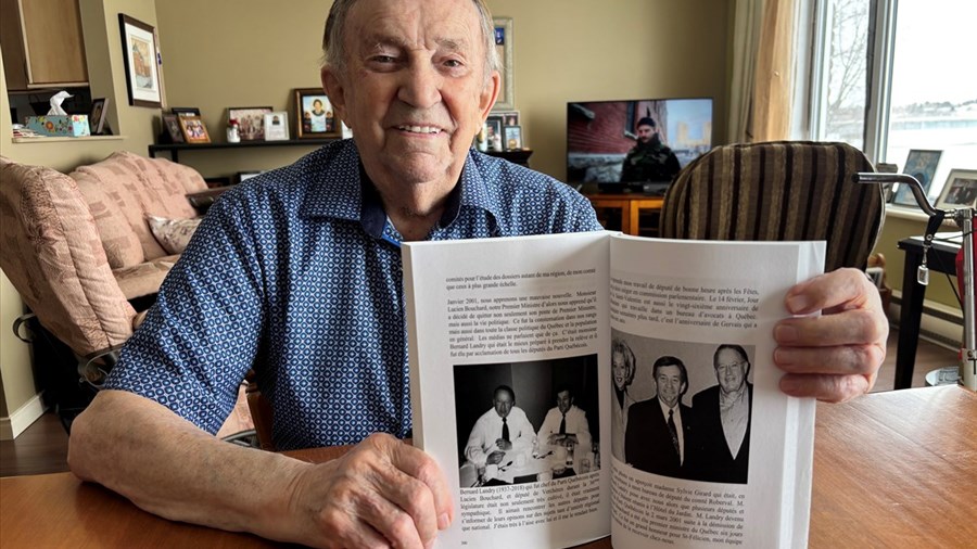 À 93 ans, Benoît Laprise se concentre sur les choses simples et la famille
