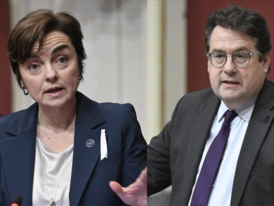 Bernard Drainville salue la victoire de Christine Fréchette