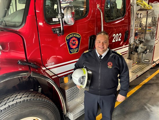 Viateur Aubé accède officiellement à la direction du SSI de Saint-Félicien / Saint-Prime / La Doré