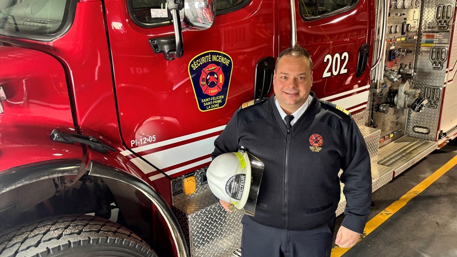 Viateur Aubé accède officiellement à la direction du SSI de Saint-Félicien / Saint-Prime / La Doré