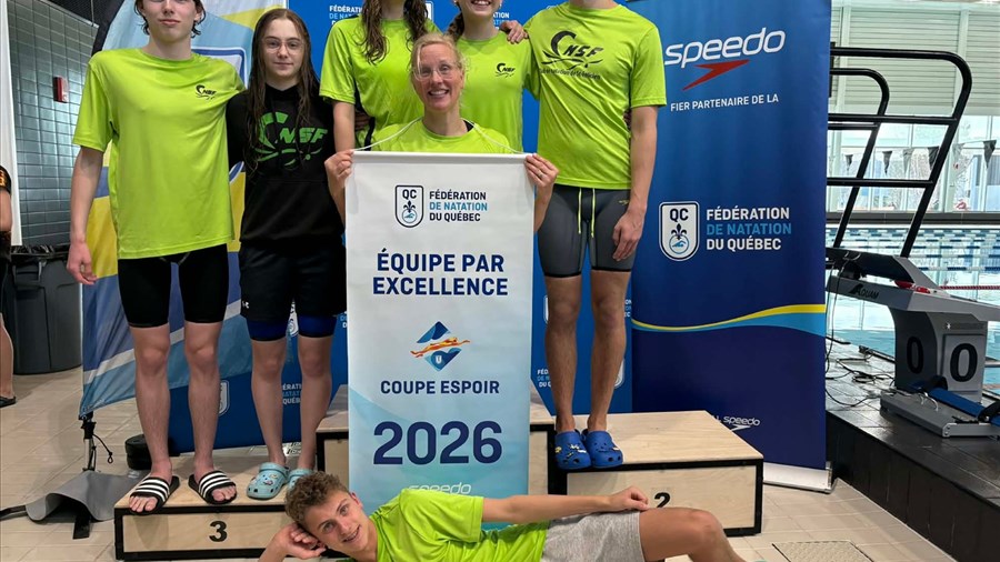 Le Club de natation de Saint-Félicien décroche la bannière du club par excellence