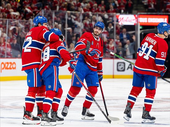 Le Canadien échappe une avance de deux buts et la série est égale 2-2