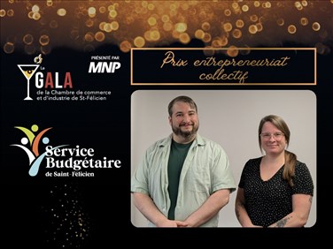 Service budgétaire de Saint-Félicien - Prix entrepreneuriat collectif