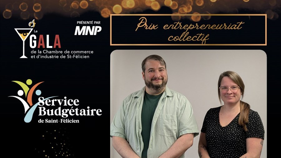 Service budgétaire de Saint-Félicien - Prix entrepreneuriat collectif