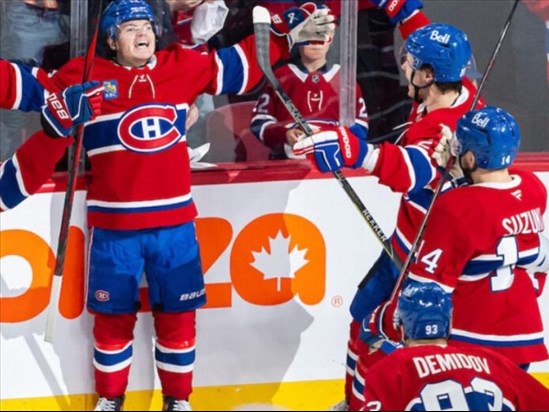 Emporté par la foule, le Canadien écrase les Sabres