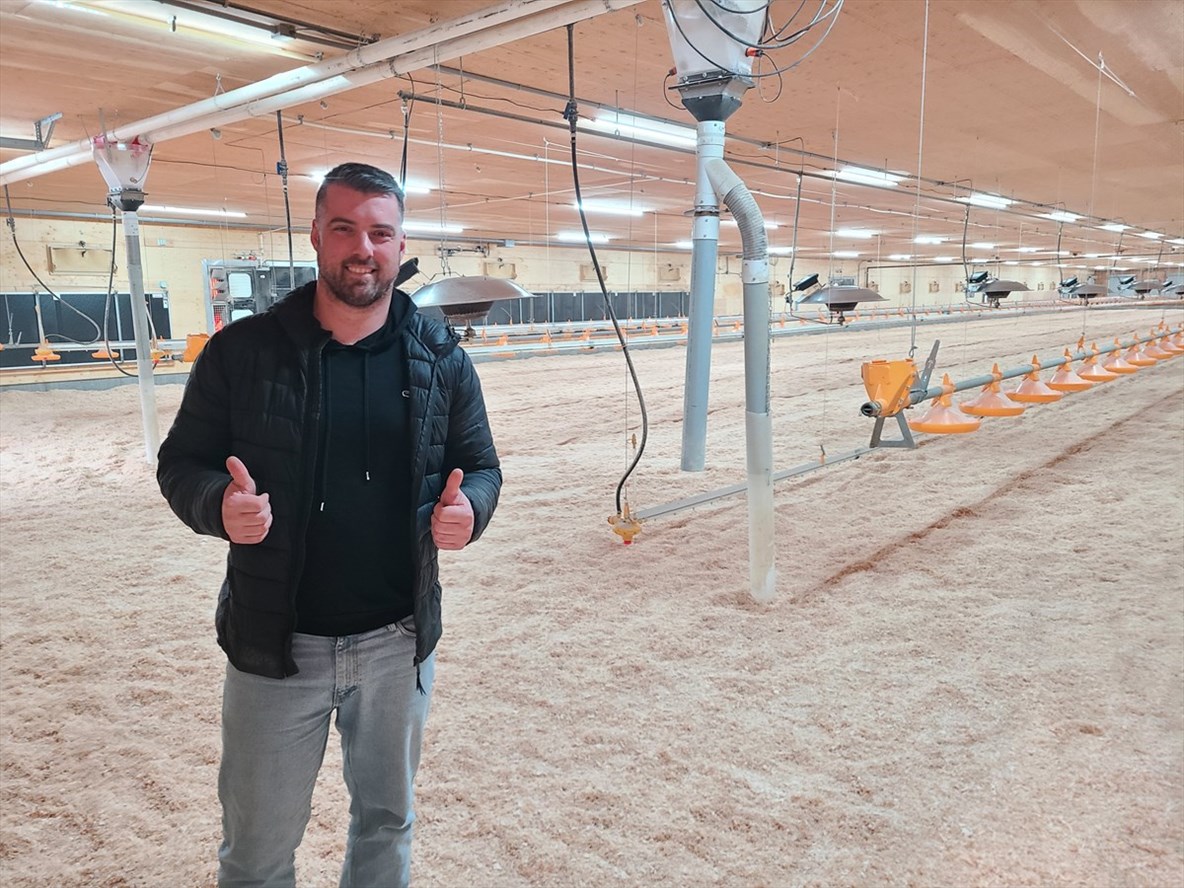 « On voulait se diversifier. Le poulet s’est présenté comme une belle opportunité », dit Christopher Laroche