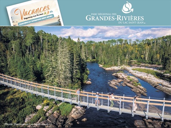 Aventure nature et découvertes au Parc régional des Grandes-Rivières du lac Saint-Jean