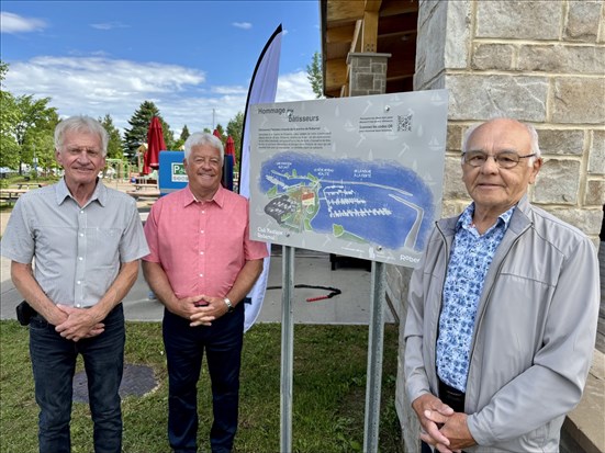 Roberval rend hommage aux bâtisseurs de sa marina