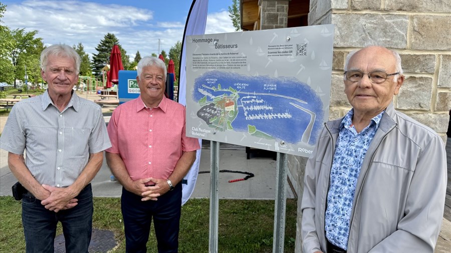 Roberval rend hommage aux bâtisseurs de sa marina
